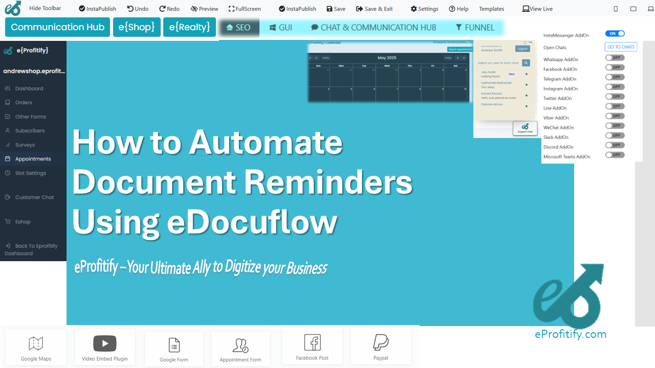 How to Automate Document Reminders Using eDocuflow